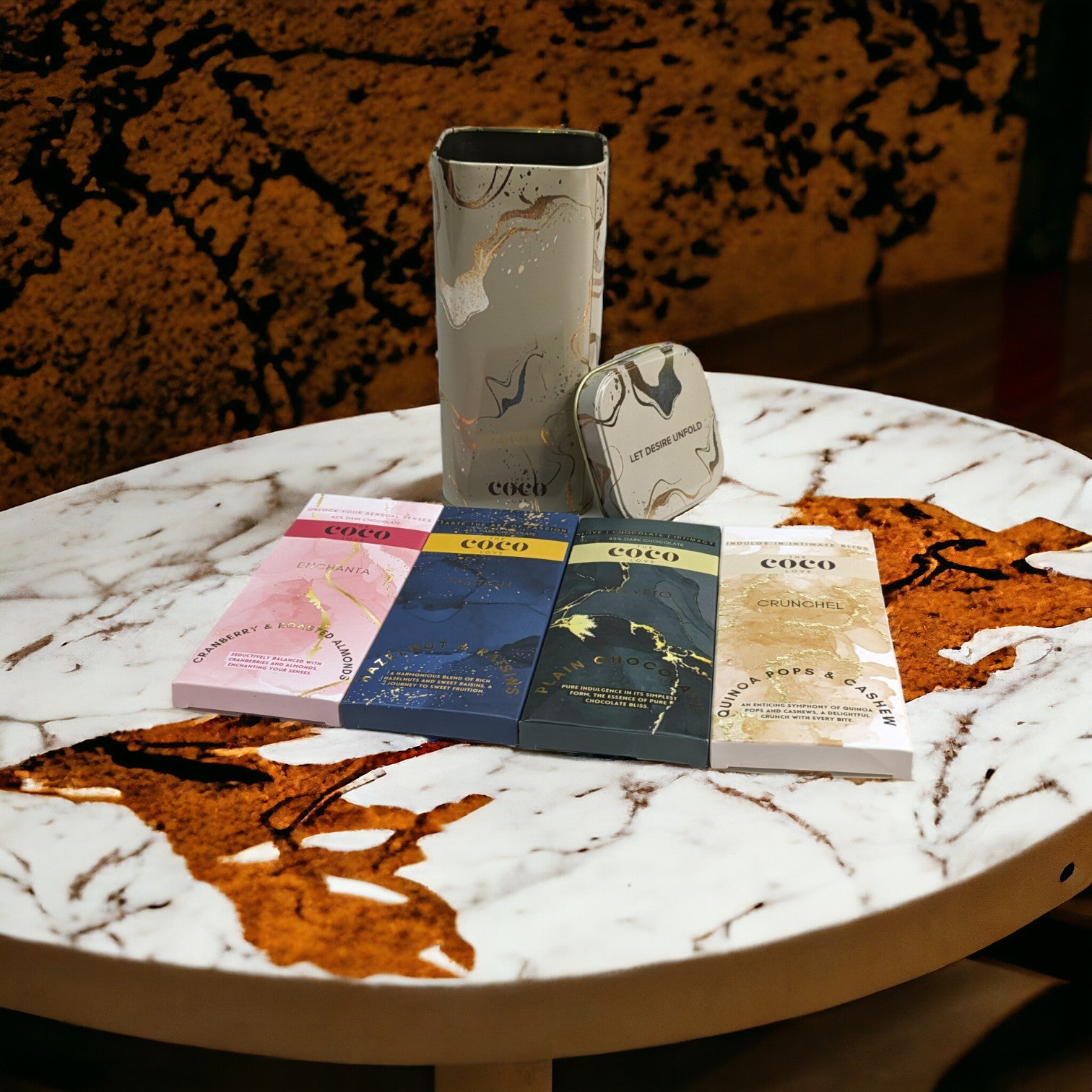 DesireX Luxury Intimate Chocolates - Box of 4 Chocolates